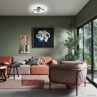 Припотолочная люстра Escada 10235/4LED Round (черный/белый) - Превью изображения №6 — Интернет-магазин ПроЗаказ