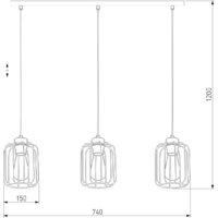 Подвесная люстра TK Lighting Galaxy New 4716 - Превью изображения №4 — Интернет-магазин ПроЗаказ