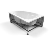 Ванна Cersanit Joanna 140x90 R (с каркасом) - Превью изображения №4 — Интернет-магазин ПроЗаказ