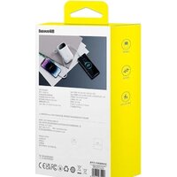 Внешний аккумулятор Baseus Qpow2 Dual-Cable Digital Display Fast Charge Power Bank 22.5W 20000mAh (белый) - Превью изображения №6 — Интернет-магазин ПроЗаказ