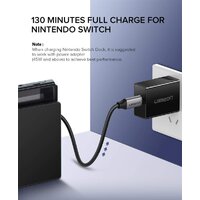 Кабель Ugreen US161 50751 USB Type-C - USB Type-C (1.5 м, черный/серый) - Превью изображения №2 — Интернет-магазин ПроЗаказ