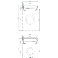 Умывальник Акватон Рейн 60 1A72103KRW010 - Превью изображения №3 — Интернет-магазин ПроЗаказ