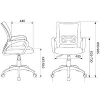 Офисное кресло Бюрократ CH-695NLT (черный) - Превью изображения №9 — Интернет-магазин ПроЗаказ