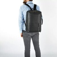 Мужская сумка Poshete 249-C003-BLK (черный) - Превью изображения №6 — Интернет-магазин ПроЗаказ
