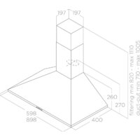 Кухонная вытяжка Elica Tamaya Rail CRBR/A/90 PRF0177418 - Превью изображения №2 — Интернет-магазин ПроЗаказ