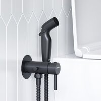 Гигиенический душ Damixa Option 211000300 (черный) - Превью изображения №2 — Интернет-магазин ПроЗаказ