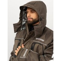 Одежда для охоты, рыбалки Huntsman Полюс LUX -40°C (р. 44-46/170-176, хаки) - Превью изображения №4 — Интернет-магазин ПроЗаказ