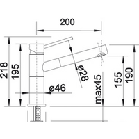 Смеситель Blanco Alta-S Compact Silgranit (белый) [515327] - Превью изображения №2 — Интернет-магазин ПроЗаказ