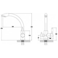 Смеситель G.Lauf GOP18-A093KB - Превью изображения №2 — Интернет-магазин ПроЗаказ
