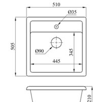 Кухонная мойка БелЭворс Rio (бежевый, без сифона) - Превью изображения №2 — Интернет-магазин ПроЗаказ