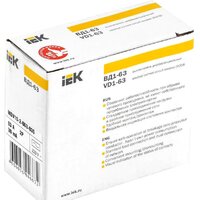 Устройство защитного отключения IEK ВД1-63 2P 63А 30mA MDV10-2-063-030 - Превью изображения №2 — Интернет-магазин ПроЗаказ