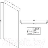 Душевая стенка Niagara Nova NG-A90SG-34 90х195 - Превью изображения №4 — Интернет-магазин ПроЗаказ