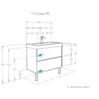  Акватон Тумба с умывальником Сканди 90 1A2519K0SD010 - Превью изображения №13 — Интернет-магазин ПроЗаказ