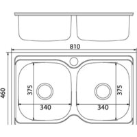 Кухонная мойка Mixline 532312 (полированная, 0.8 мм) - Превью изображения №2 — Интернет-магазин ПроЗаказ