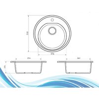 Кухонная мойка Berge BR-5200 + Like F8007122 (черный) - Превью изображения №22 — Интернет-магазин ПроЗаказ