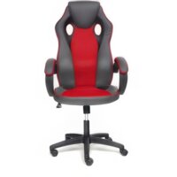 Игровое (геймерское) кресло TetChair Racer Gt (кожзам/ткань, металлик/красный) - Превью изображения №4 — Интернет-магазин ПроЗаказ