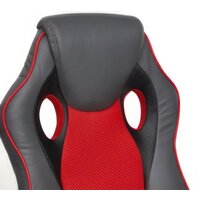 Игровое (геймерское) кресло TetChair Racer Gt (кожзам/ткань, металлик/красный) - Превью изображения №8 — Интернет-магазин ПроЗаказ
