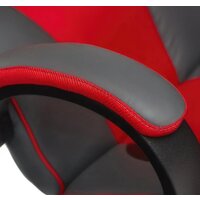 Игровое (геймерское) кресло TetChair Racer Gt (кожзам/ткань, металлик/красный) - Превью изображения №6 — Интернет-магазин ПроЗаказ