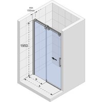 Душевая дверь Riho Ocean G006001120 - Превью изображения №3 — Интернет-магазин ПроЗаказ