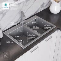 Кухонная мойка Polygran Brig 790 (серый) - Превью изображения №11 — Интернет-магазин ПроЗаказ