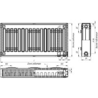 Стальной панельный радиатор Лидея ЛУ 21-506 500x600 - Превью изображения №5 — Интернет-магазин ПроЗаказ