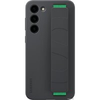 Чехол для телефона Samsung Silicone Grip Case S23+ (черный) - Превью изображения №4 — Интернет-магазин ПроЗаказ