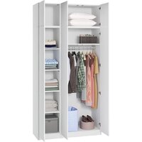Шкаф распашной Soma Lord Lite 3-х створчатый 120x240 (белый) - Превью изображения №2 — Интернет-магазин ПроЗаказ