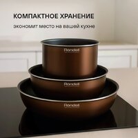 Набор сковород Rondell Kortado RDA‑1690 - Превью изображения №10 — Интернет-магазин ПроЗаказ