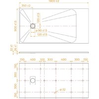 Душевой поддон RGW TSS-W 90x180 - Превью изображения №7 — Интернет-магазин ПроЗаказ