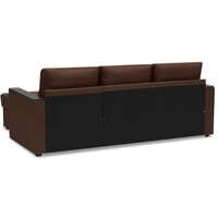 Диван Mio Tesoro Атланта Лайт 111 (Savana Chocolate/Ecostile Chocolate) - Превью изображения №5 — Интернет-магазин ПроЗаказ