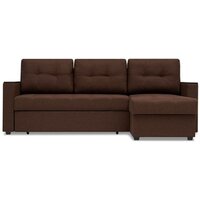 Диван Mio Tesoro Атланта Лайт 111 (Savana Chocolate/Ecostile Chocolate) - Превью изображения №2 — Интернет-магазин ПроЗаказ