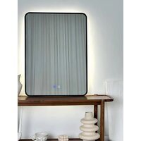 Зеркало с подсветкой  EMZE Smartphone 50х70 LED.UV.SMART.50.70.CHE.AF.4K (черный с УФ-окантовкой, подсветкой и антизапотеванием) - Превью изображения №11 — Интернет-магазин ПроЗаказ