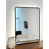 Зеркало с подсветкой  EMZE Smartphone 50х70 LED.UV.SMART.50.70.CHE.AF.4K (черный с УФ-окантовкой, подсветкой и антизапотеванием) - Превью изображения №12 — Интернет-магазин ПроЗаказ