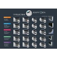  Алмаз-Люкс Зеркало Bissau Blaсk 10070mh-6 (с подсветкой и часами) - Превью изображения №8 — Интернет-магазин ПроЗаказ