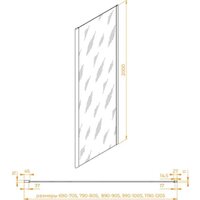 Душевая стенка RGW Z-050-2 352205206-11 - Превью изображения №2 — Интернет-магазин ПроЗаказ