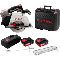 Дисковая (циркулярная) пила Crown CT25040-150HX-4 BMC (с 2-мя АКБ, кейс) - Превью изображения №15 — Интернет-магазин ПроЗаказ