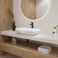 Умывальник Lauter 21570 + клапан 21190W + сифон 21635W (белый матовый) - Превью изображения №6 — Интернет-магазин ПроЗаказ