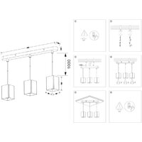 Подвесная люстра Ambrella light Techno Spot TN5138/3 WH (белый) - Превью изображения №7 — Интернет-магазин ПроЗаказ