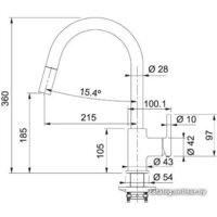 Смеситель Franke Lina 115.0626.057 (серый) - Превью изображения №2 — Интернет-магазин ПроЗаказ