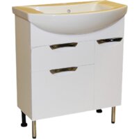 СанитаМебель Тумба Камелия-66.21 Д3 с умывальником Палермо 70