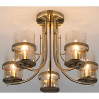 Припотолочная люстра Евросвет 60085/5 (Antique Bronze) - Превью изображения №2 — Интернет-магазин ПроЗаказ