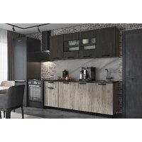 Готовая кухня Стендмебель Эдинбург 2.0 (железный камень/дуб крафт серый) - Превью изображения №3 — Интернет-магазин ПроЗаказ