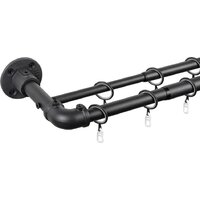 UG Home Раздвижной 2-рядный 2КМ-367-Ч (черный, 1.5-3.67м)