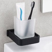 Набор аксессуаров для ванной Lauter 21SH7062 + 21SH7052 + 21SH7102 (Matt Black, 3 предмета) - Превью изображения №7 — Интернет-магазин ПроЗаказ