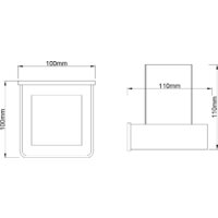 Набор аксессуаров для ванной Lauter 21SH7062 + 21SH7052 + 21SH7102 (Matt Black, 3 предмета) - Превью изображения №17 — Интернет-магазин ПроЗаказ