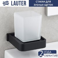 Набор аксессуаров для ванной Lauter 21SH7062 + 21SH7052 + 21SH7102 (Matt Black, 3 предмета) - Превью изображения №2 — Интернет-магазин ПроЗаказ