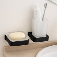 Набор аксессуаров для ванной Lauter 21SH7062 + 21SH7052 + 21SH7102 (Matt Black, 3 предмета) - Превью изображения №8 — Интернет-магазин ПроЗаказ