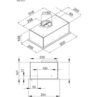 Кухонная вытяжка Amica OMC6274B STUDIO - Превью изображения №2 — Интернет-магазин ПроЗаказ