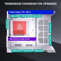 Корпус Esgaming Zero (белый) - Превью изображения №9 — Интернет-магазин ПроЗаказ