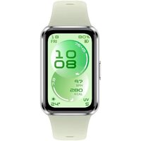 Фитнес-браслет Huawei Band 11 (серебристый алюминиевый корпус, с зеленым силиконовым ремешком, международная версия) - Превью изображения №2 — Интернет-магазин ПроЗаказ